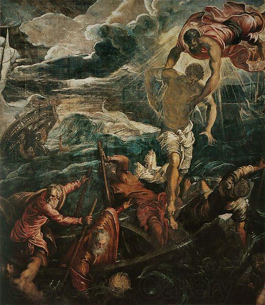 Jacopo Tintoretto San Marco salva un saraceno durante un naufragio